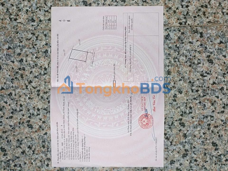 Đất nền Nhơn Thiện An Nhơn 110m² 500 triệu - Đường ô tô 9m