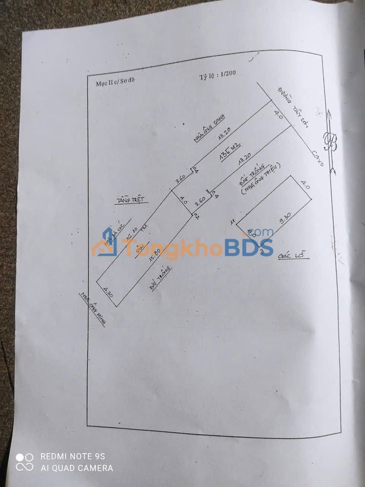 Nhà phố Tây Sơn Bình Định 135m² 6.3 tỷ - mặt tiền kinh doanh