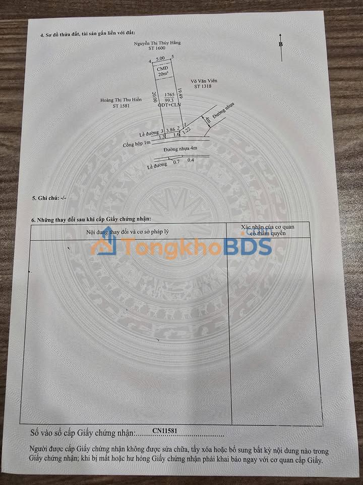 Đất nền Phú Lợi Thủ Dầu Một 99m² 2.9 tỷ - Tiềm năng tăng giá