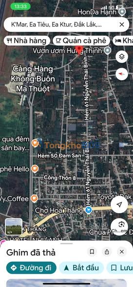 Đất Tân Lập Buôn Ma Thuột 200m² 1,645 tỷ - Sổ đỏ chính chủ