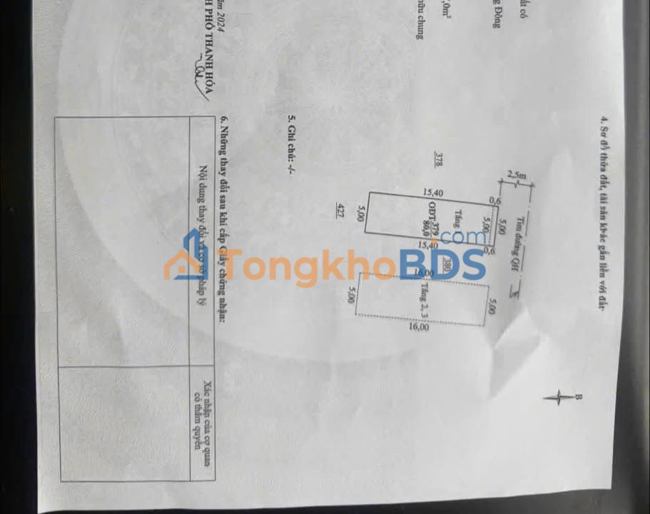 Nhà riêng Thanh Hóa 80m² 8.1 tỷ - Chính chủ vị trí đẹp
