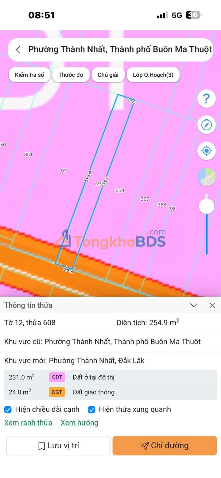 Đất nền Trục lộ 2 Buôn Ma Thuột 245m² 1,7 tỷ - Sổ đỏ chính chủ
