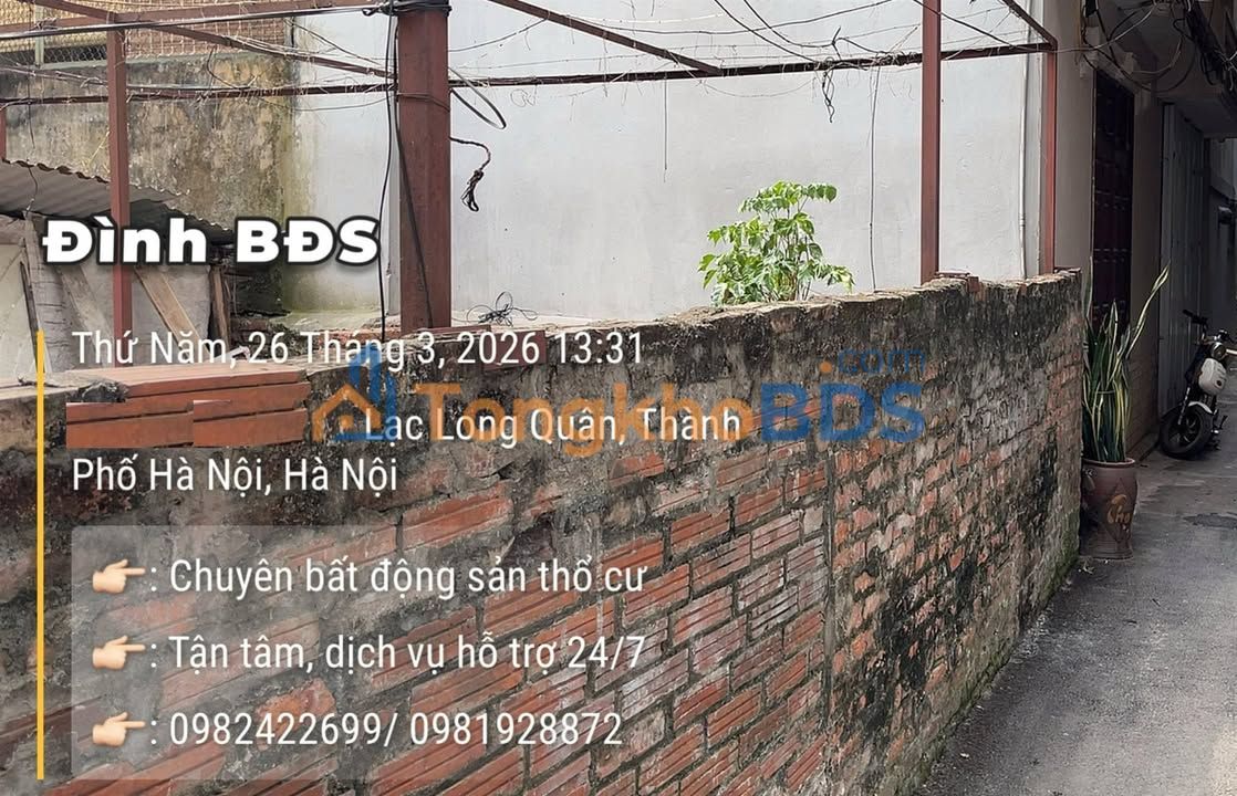Đất Võ Chí Công Tây Hồ 100m² 25 tỷ - Sổ đỏ chính chủ