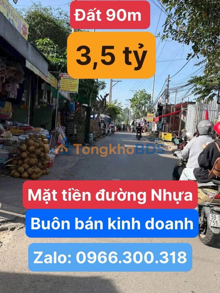 Đất nền Dĩ An Tân Đông Hiệp 90m² 3.5 tỷ - Sổ đỏ chính chủ