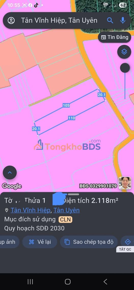 Đất nền Tân Vĩnh Hiệp 2.200m² 16.5 tỷ - Sổ đỏ chính chủ