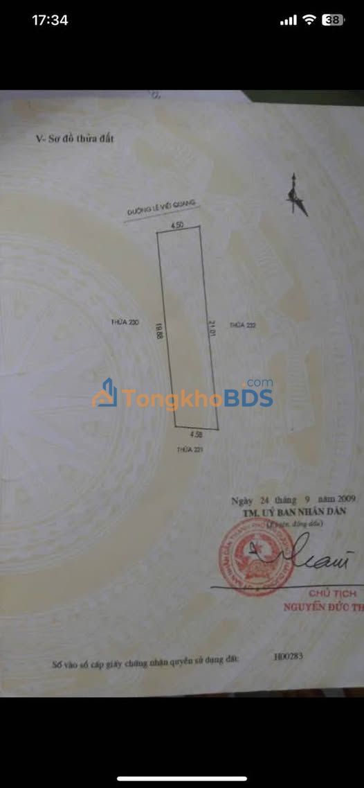 Đất nền Lê Viết Quang Hải Dương 92m² 3 tỷ - Sổ đỏ chính chủ