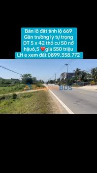 Đất nền TL669 An Khê 210m² 550tr - Xây dựng tự do