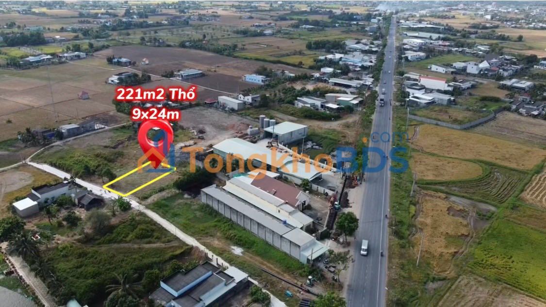 Đất thổ cư Phước Đông Long An 221m² 1.3 tỷ - Sổ đỏ chính chủ