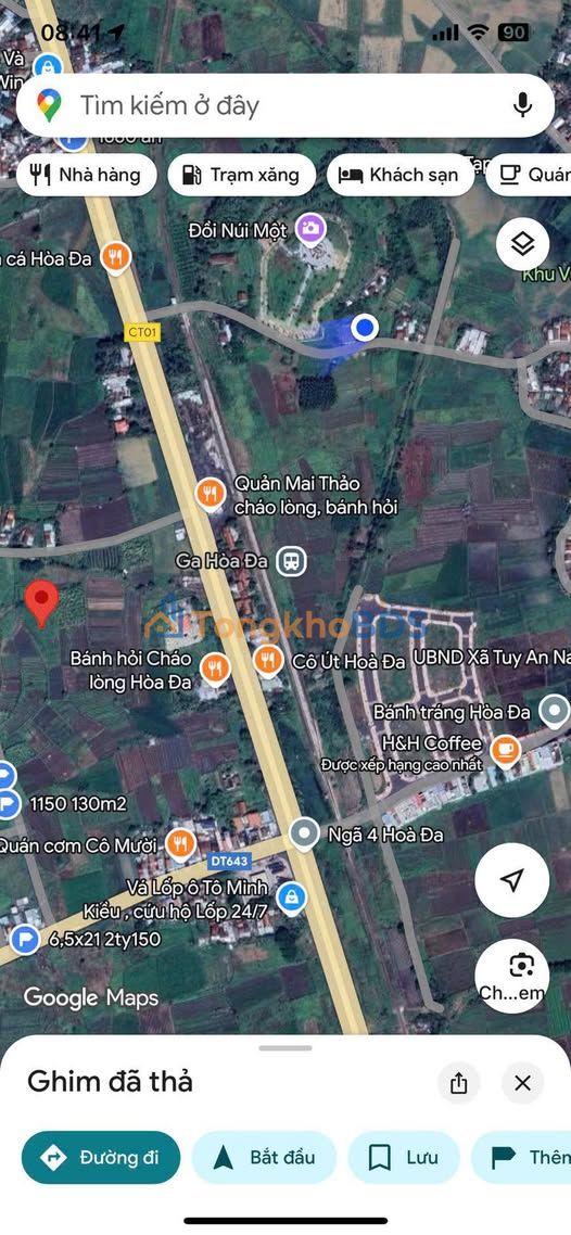 Đất nền Hoà Đa Sơn Hòa DT643 2060m² 2xx triệu - Sổ đỏ chính chủ