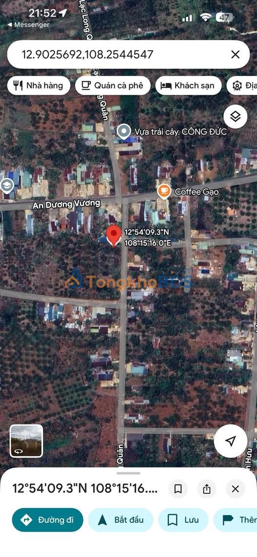 Đất thổ cư Đường Lạc Long Quân Buôn Hồ 180m² giá 380 triệu/m – Sổ riêng chờ sang tên