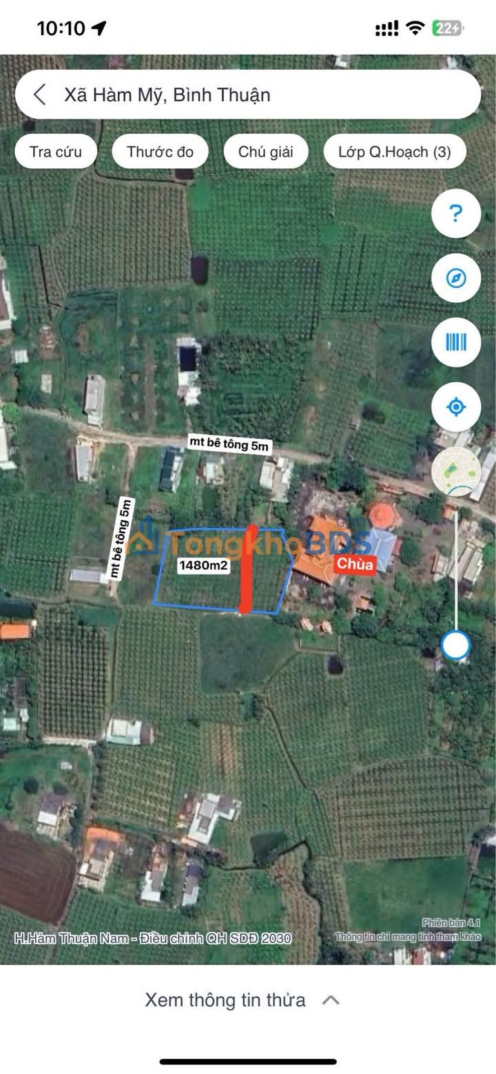 Đất nền Tiến Lợi Phan Thiết 720m² 2.1 tỷ - Sổ đỏ