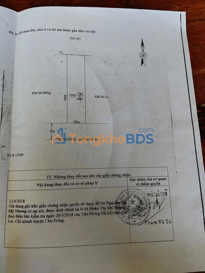 Đất nền Ia Pia 400m² 840 triệu - Sổ đỏ chính chủ