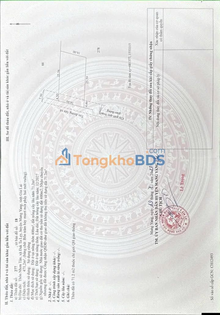 Đất nền Đăk Yă 400m² - Thỏa thuận, thổ cư 100%
