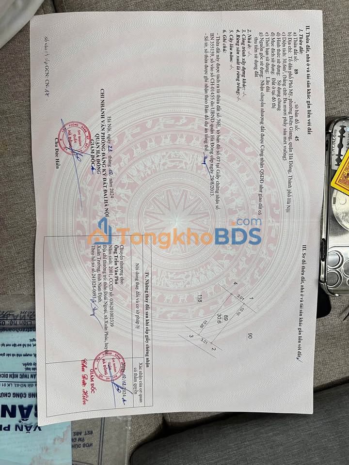 Đất nền Biên Giang Hà Đông 30.6m² 2.05 tỷ - Giá tốt hiếm có