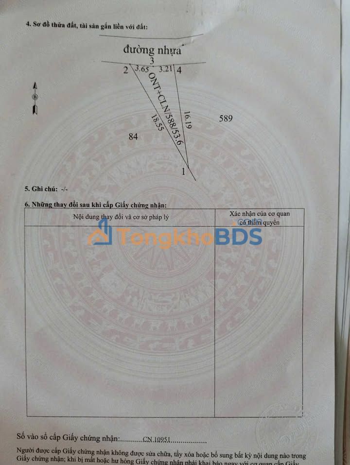 Đất nền Trí Bình 140m² 120 triệu - Đường to ô tô