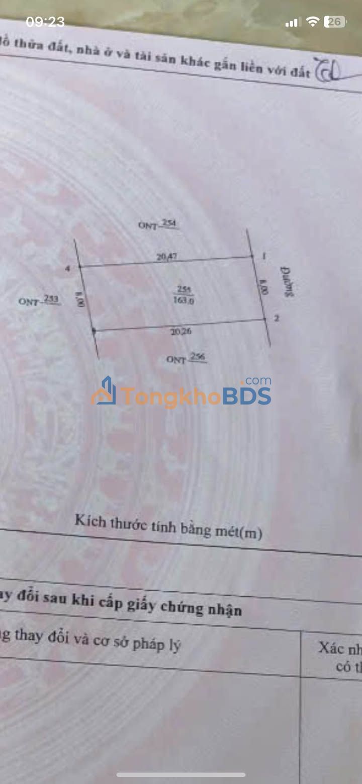 Đất Nghi Vạn Nghi Lộc 163m2 giá thỏa thuận - Đường to ô tô