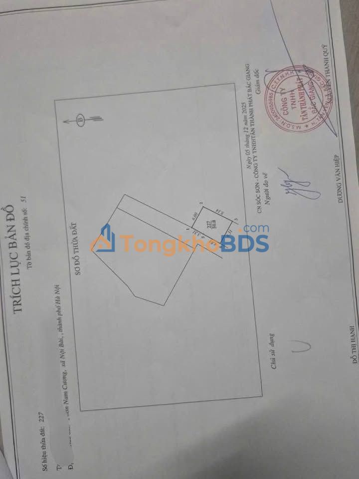 Đất nền Nam Sơn Sóc Sơn 50m² 1 tỷ - Sổ đỏ chính chủ