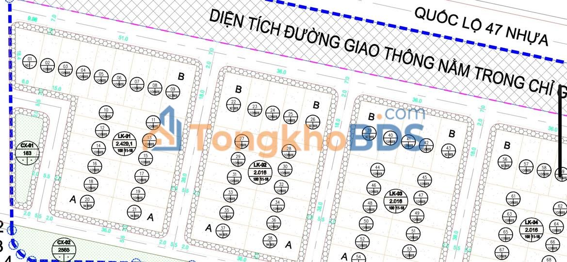 Nhà phố Triệu Sơn 108m² 1 tỷ - Vị trí đắc địa QL47