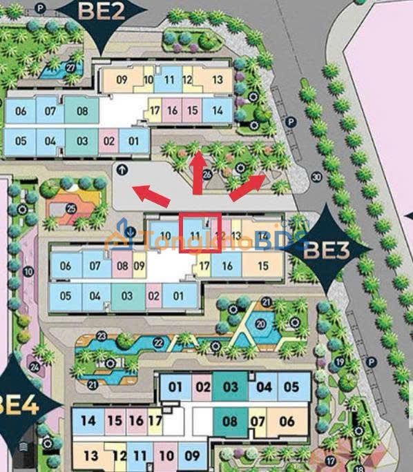 Căn hộ Vinhomes Ocean Park 62m² 4.011 tỷ - View đẹp