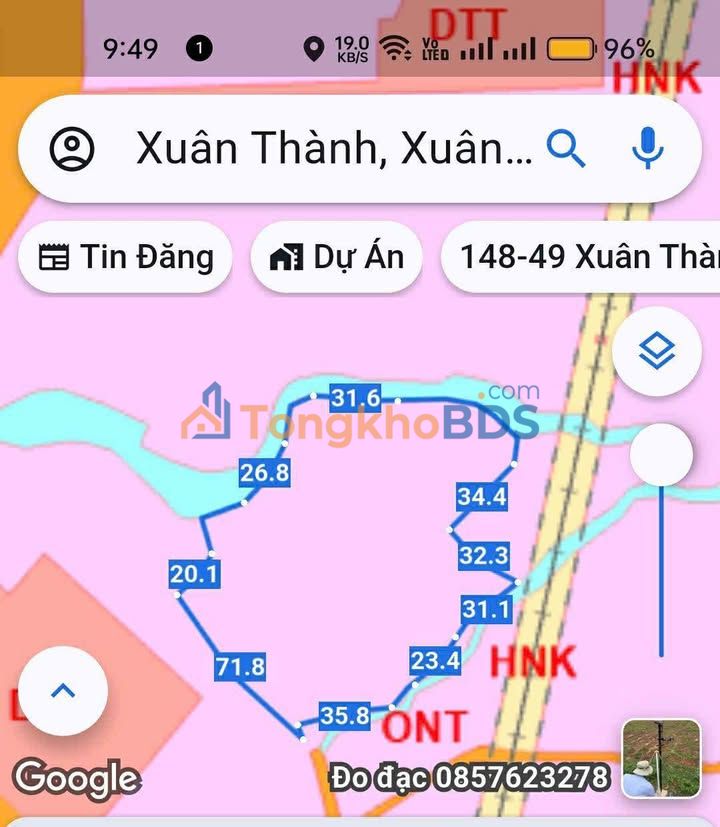 Đất nền Suối Rao Châu Đức 454m² 3 tỷ – Sổ đỏ chính chủ