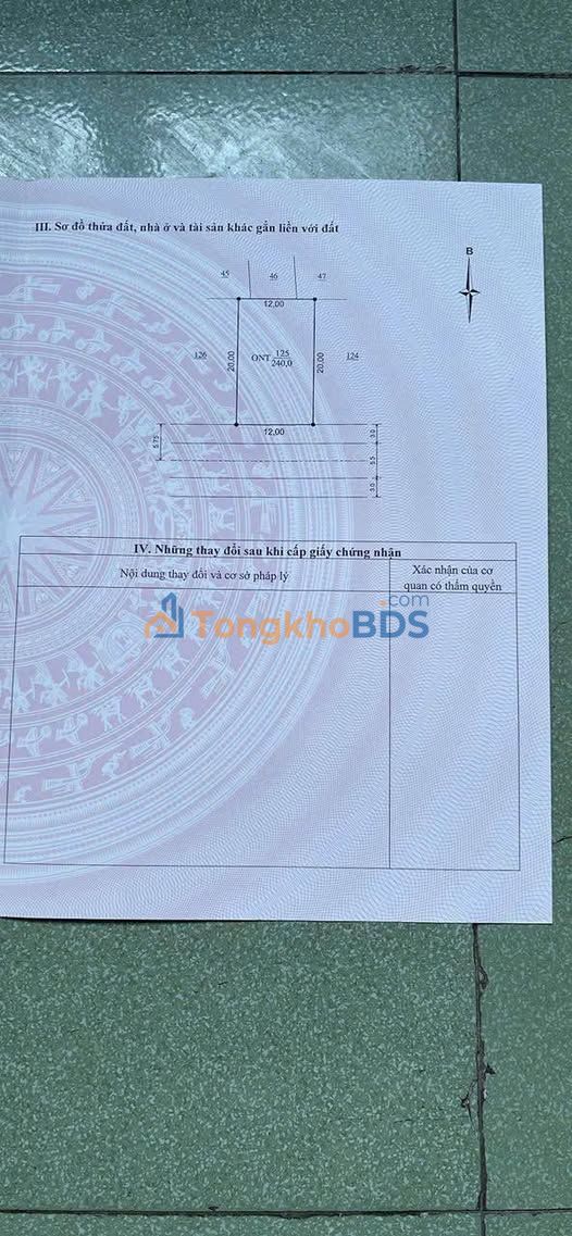 Đất nền Hoằng Ngọc Thanh Hóa 240m² thỏa thuận - Sổ đỏ