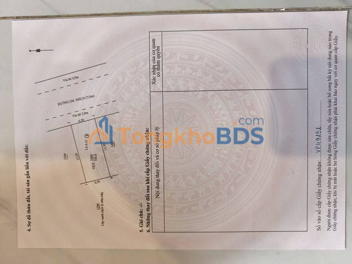 Đất nền An Điền Bến Cát 156m² 950 triệu - Giá tốt hiếm có