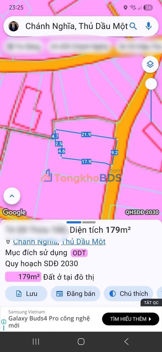 Đất nền Chánh Nghĩa, Thủ Dầu Một 189m² 3.5 tỷ - Sổ đỏ chính chủ