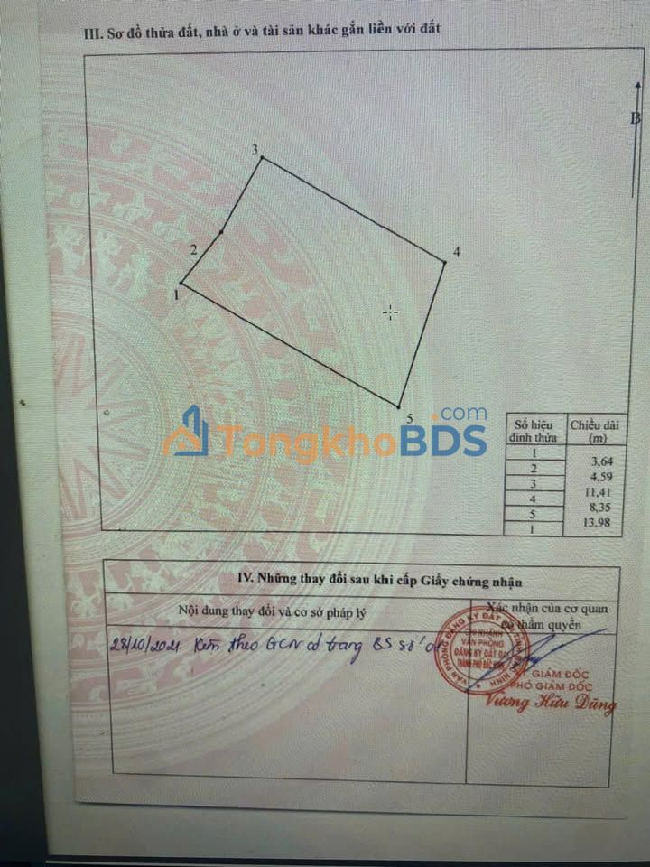 Đất thổ cư Kim Chân Quế Võ 102m² 2 tỷ - Đường ô tô vào tận nơi