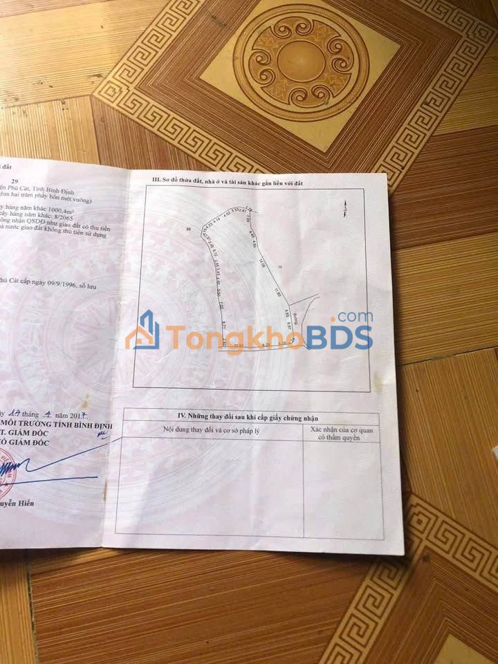 Đất biển Cát Thành Phù Cát 1200m² 1.4 tỷ - Sổ đỏ chính chủ