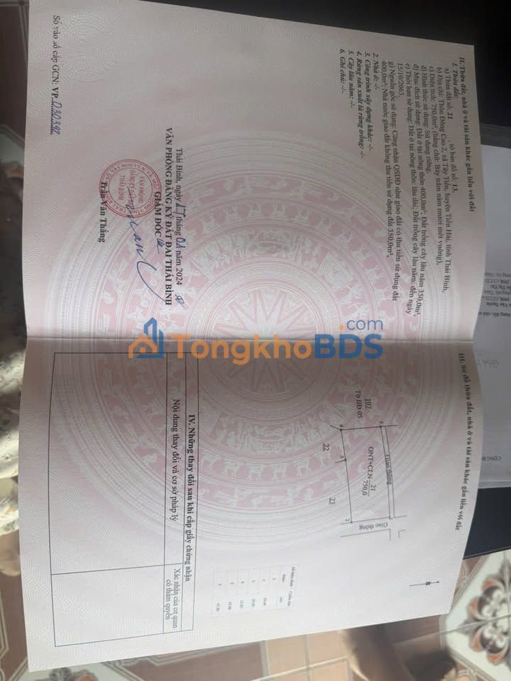 Đất nền Tây Ninh Tiền Hải 750m² 2 tỷ - Giá tốt hiếm có