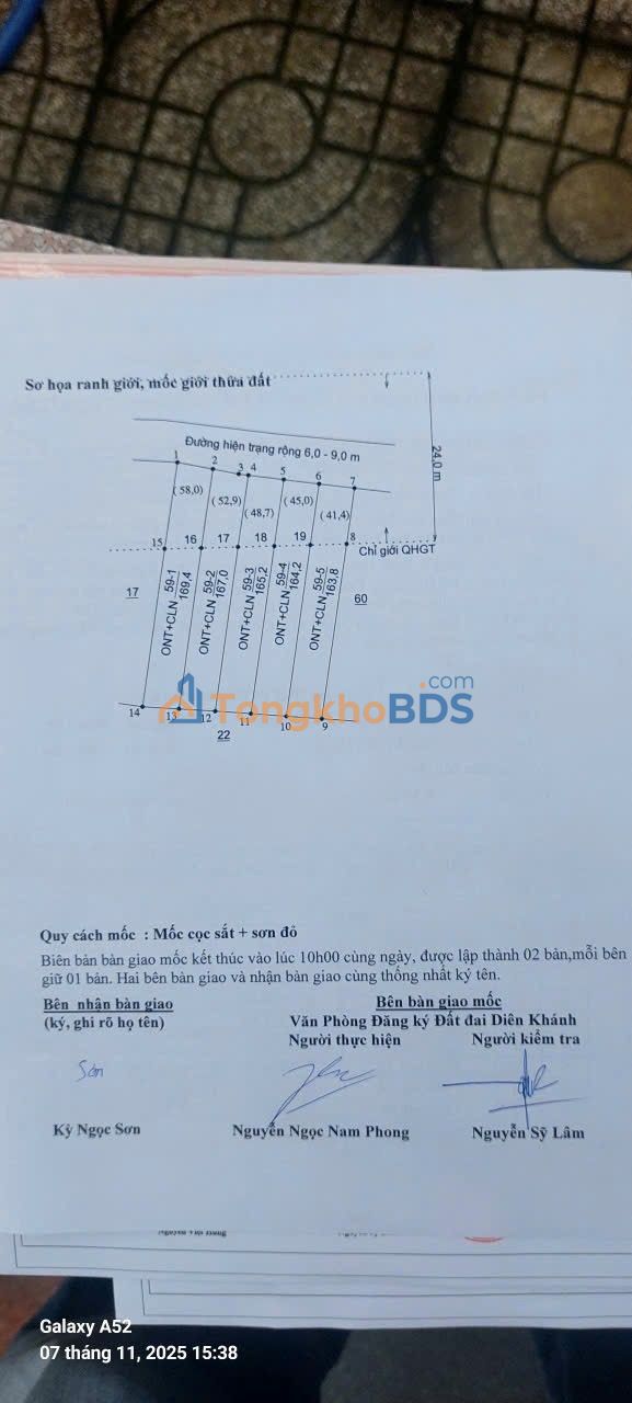 Đất nền Diên Toàn 164-169m² 450-505 triệu - Sổ đỏ chính chủ