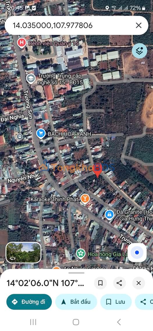 Đất nền Trường Sơn KBang 100m² 8xx triệu - Thổ cư 100%