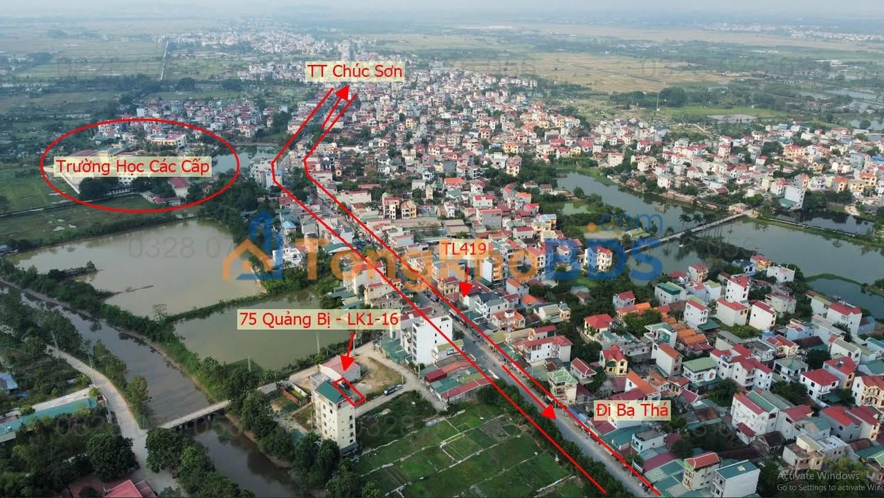 Đất đấu giá Quảng Bị 75m² 3.5-4 tỷ - Đất thổ cư 100%