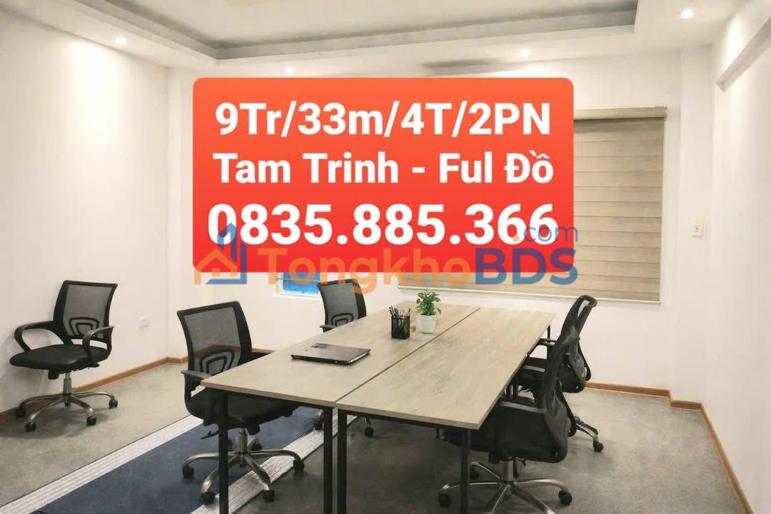 Nhà Tam Trinh Mai Động 33m² 9 triệu - Ô tô vào tận nhà