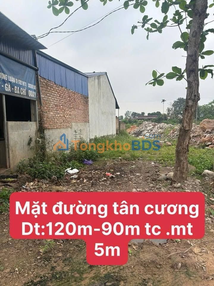 Đất nền Tân Cương Thái Nguyên 120m² 2 tỷ - Sổ đỏ chính chủ