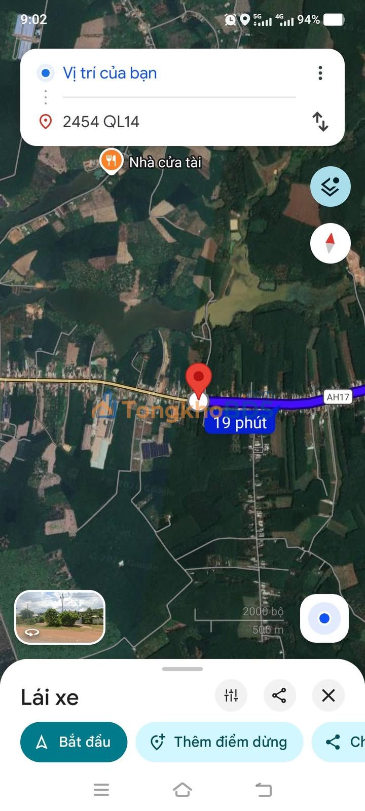 Đất nền Quốc Lộ 14, Đồng Phú 430m² giá 1 tỷ - Đường to ô tô