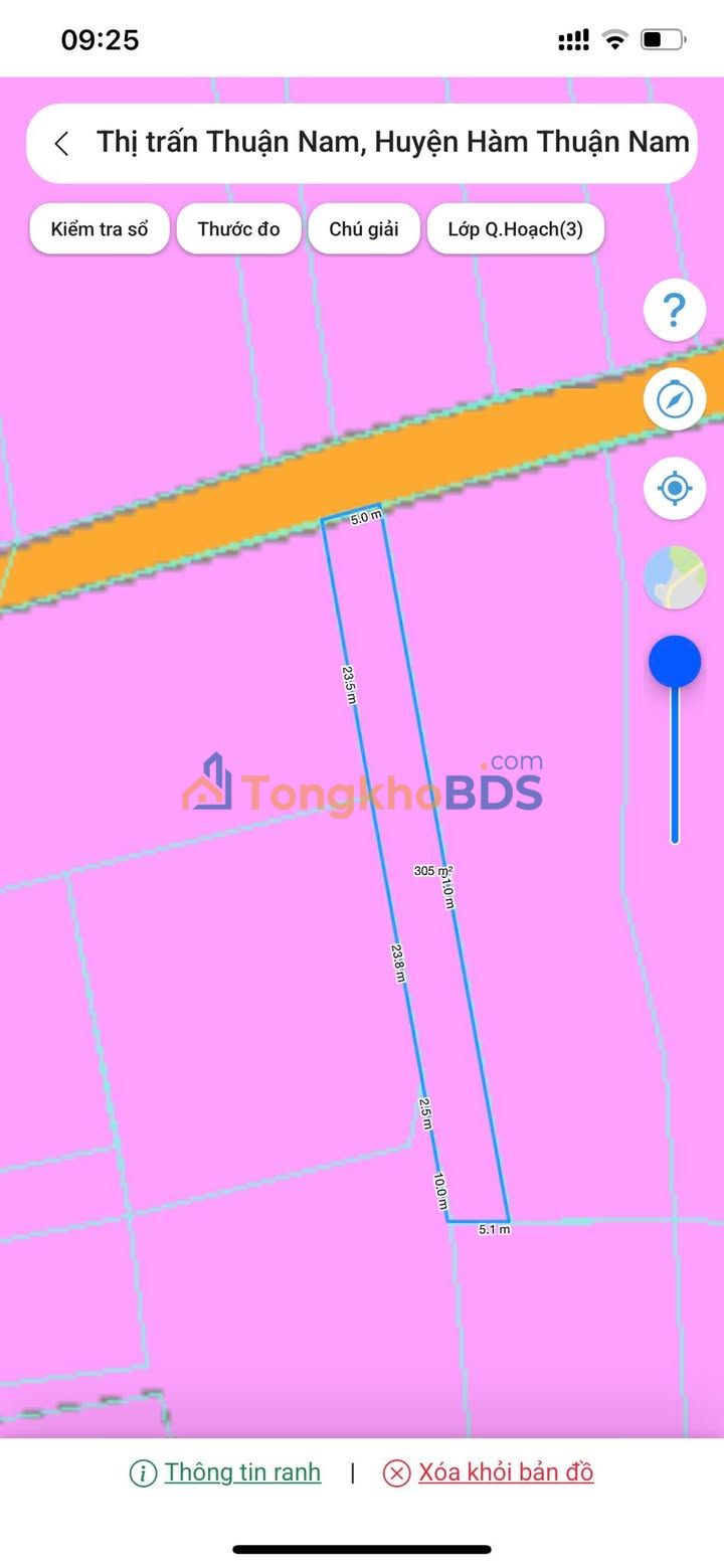 Đất nền Hàm Thuận Nam 303m² 550 triệu - Sổ đỏ