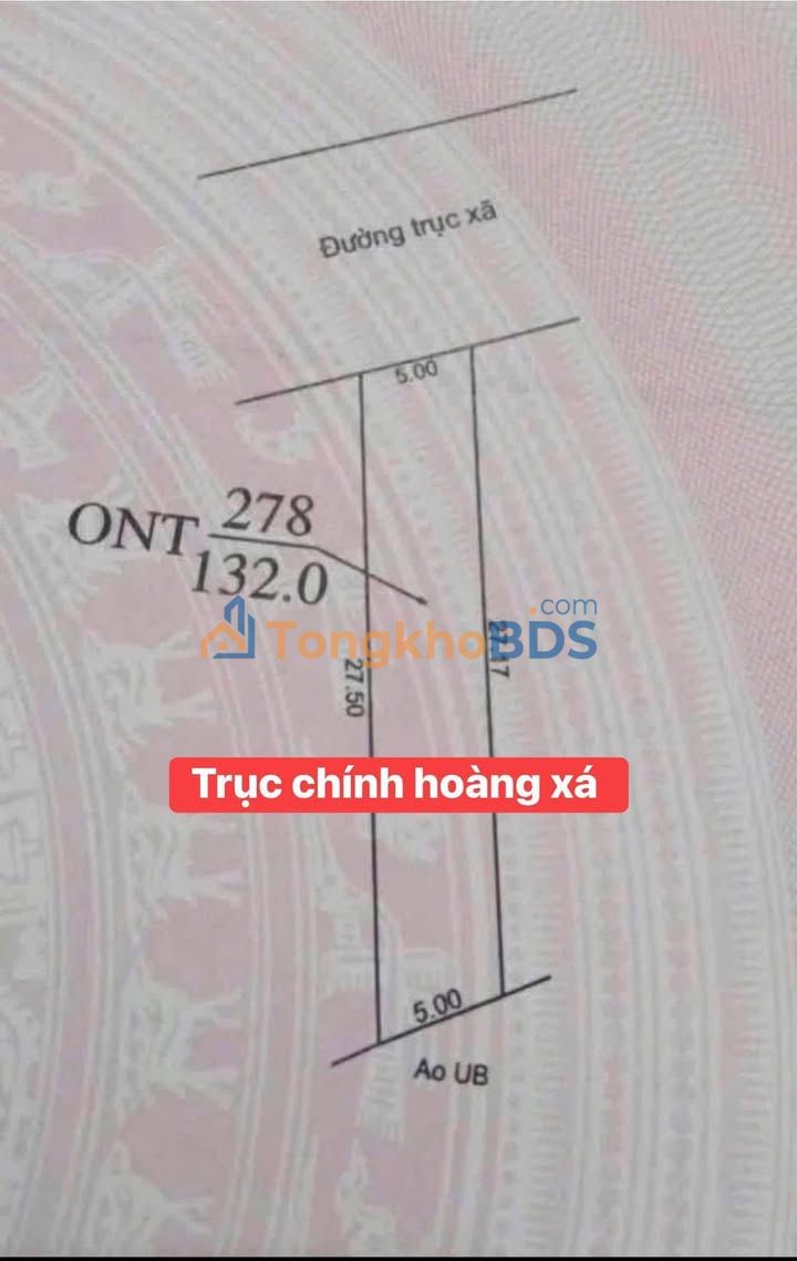 Đất nền Hoàng Xá Nam Sách 132m² giá 1.5 tỷ - Đường to ô tô