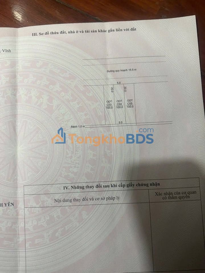 Đất nền Vĩnh Yên 100m² 2 tỷ - Chính chủ bán gấp