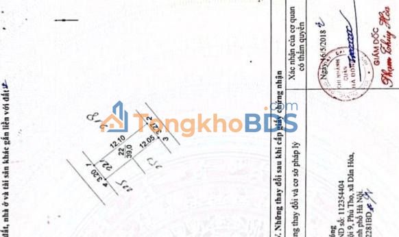 Đất Tô Hiệu Hà Đông 39m² 9.4 tỷ - Đường to ô tô Sổ vuông hiếm
