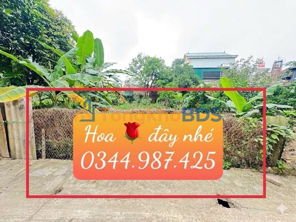 Đất thổ cư Tiên Dược Sóc Sơn 108m² 3 tỷ - Sổ đỏ chính chủ