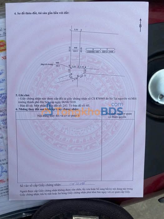 Đất thổ cư Văn Bình 122.5m² 6.125 tỷ - Sổ đỏ chính chủ