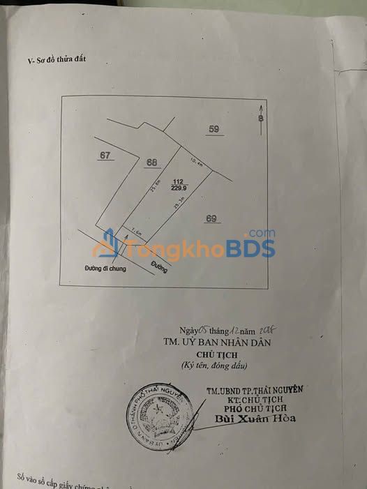 Đất nền Quán Triều Thái Nguyên 299m² 2.9 tỷ - Sổ đỏ chính chủ