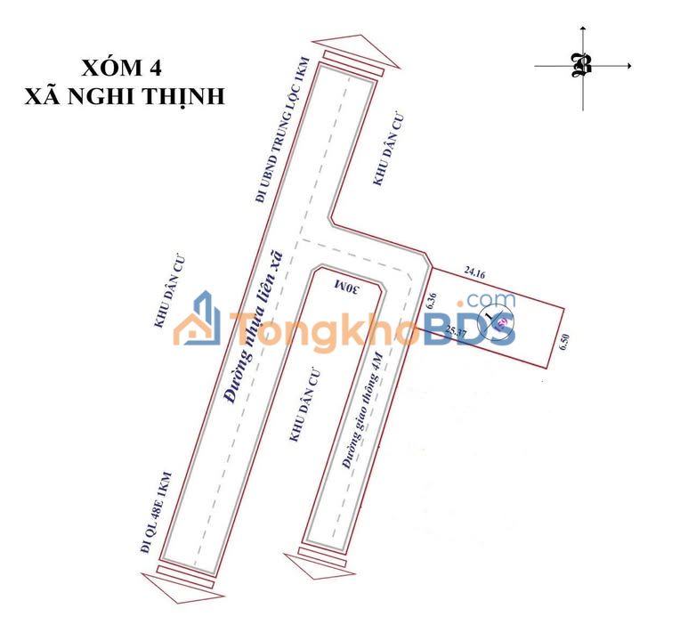 Đất Nghi Vạn Nghi Lộc 159m² - Đường to ô tô