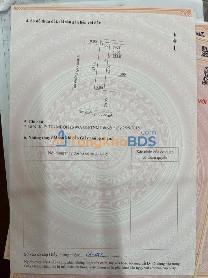 Đất nền Quảng Bình Quảng Xương 4.7ha 1.7 tỷ - Sổ đỏ chính chủ