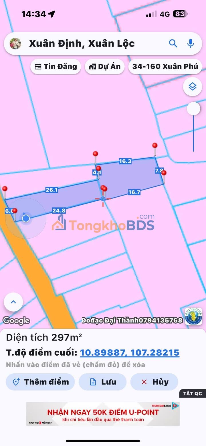 Nhà riêng Bảo Hòa 277m² giá 1.2 tỷ - Chính chủ bán