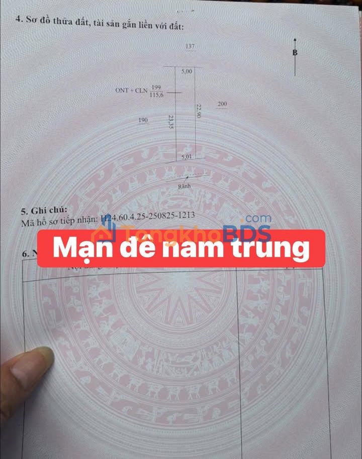 Đất nền Trần Phú 115m² 0.8-0.9 tỷ - Sổ đỏ chính chủ