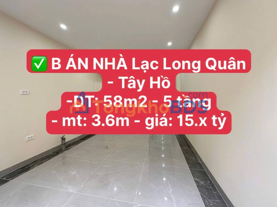 Nhà Lạc Long Quân Tây Hồ 58m² giá 15 tỷ - Ô tô vào tận nhà