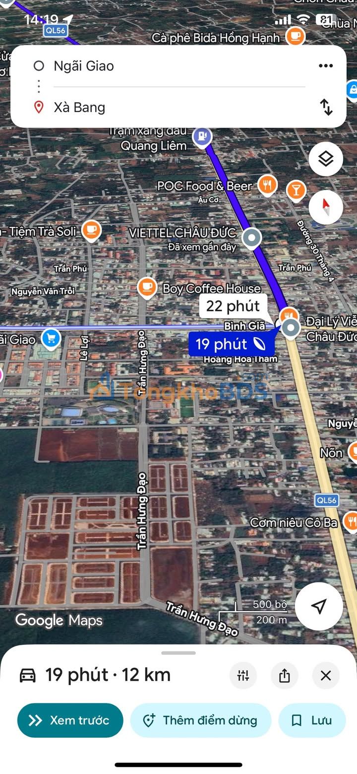 Đất vườn Thị trấn Ngãi Giao 4000m² 7.5 tỷ - Nghỉ dưỡng lý tưởng