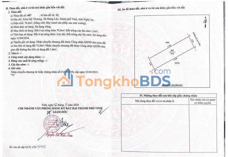 Đất nền Lê Quý Đôn Vinh 77m² giá 4.065 tỷ - Sổ đỏ chính chủ